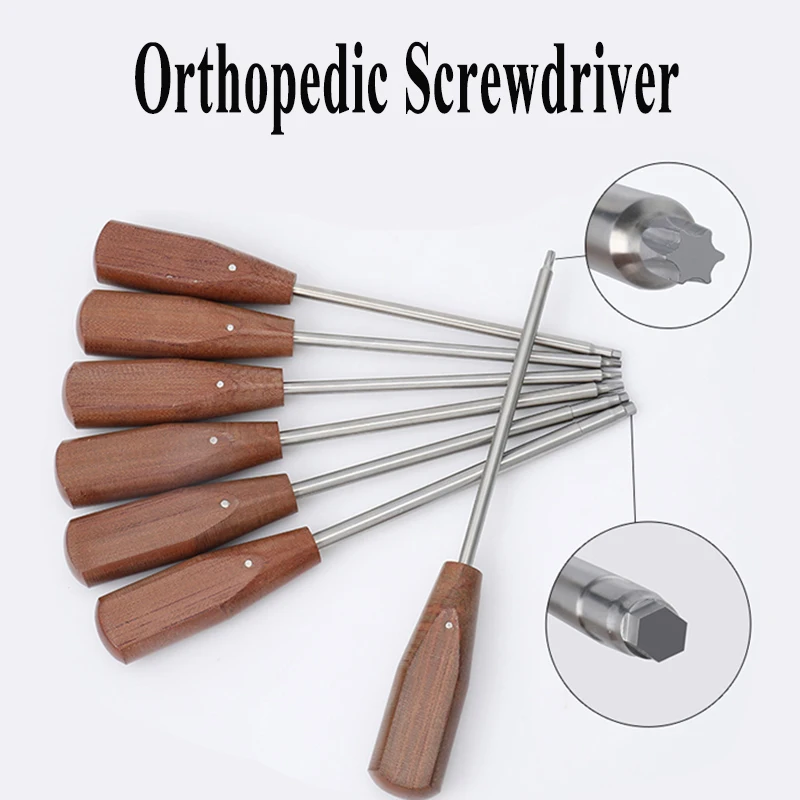 Destornillador Hexagonal Triangular profesional para mascotas, suministros de equipo ortopédico para clínica, Hospital canino, herramientas felinas, 1 pieza