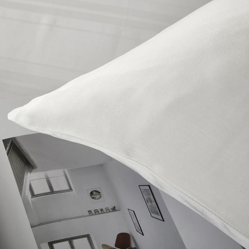 Funda de almohada 100% de seda de morera Natural, tamaño estándar, 100% Natural, 19 Momme