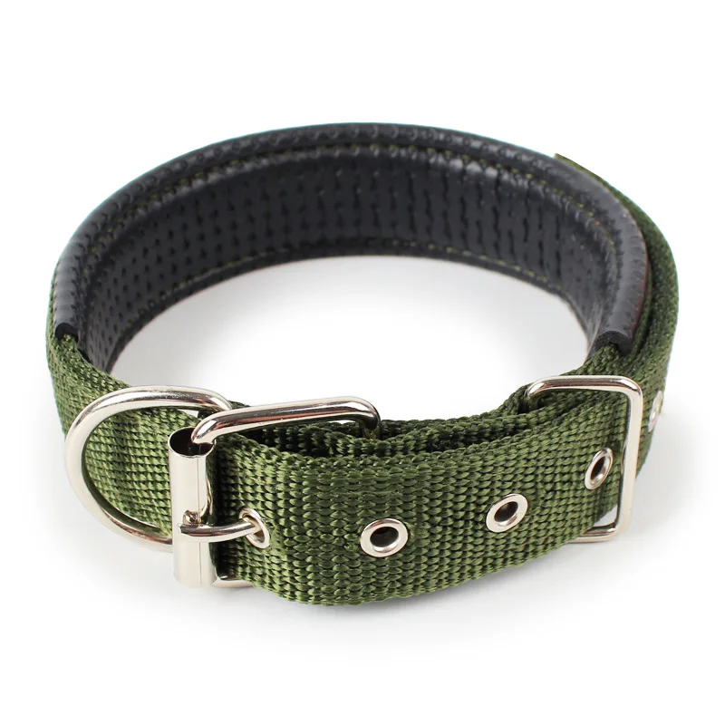 Collar ajustable de algodón suave para perros y gatos, accesorios para perros y gatos, collares para perros pequeños y grandes, tamaño Golden Retriever Dulldog S-XL