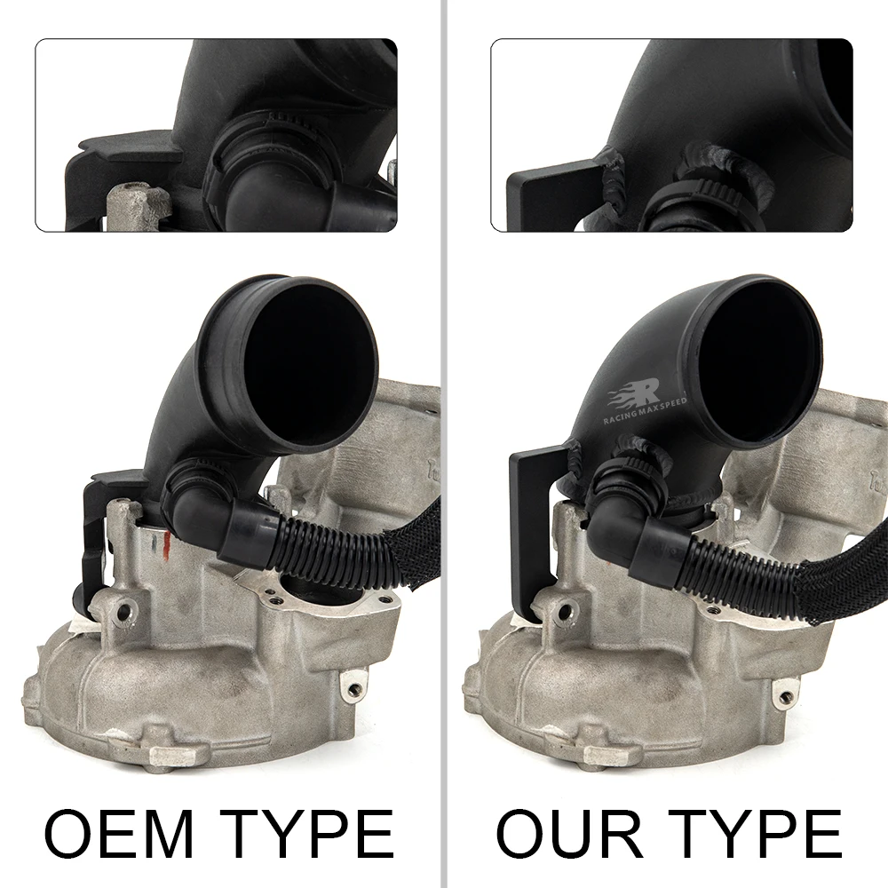 Tubo de entrada Turbo de alto flujo para Golf MK7 GTI Audi S3 A3 Leon MK3 EA888, manguera de admisión de turbocompresor de rendimiento