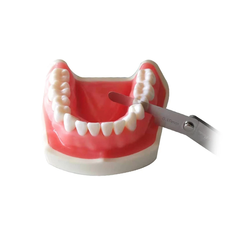 Medidor de reducción interpróximo Dental, Regla de medición de espacio Dental, sistema de IPR alternativo, instrumento de ortodoncia de acero inoxidable