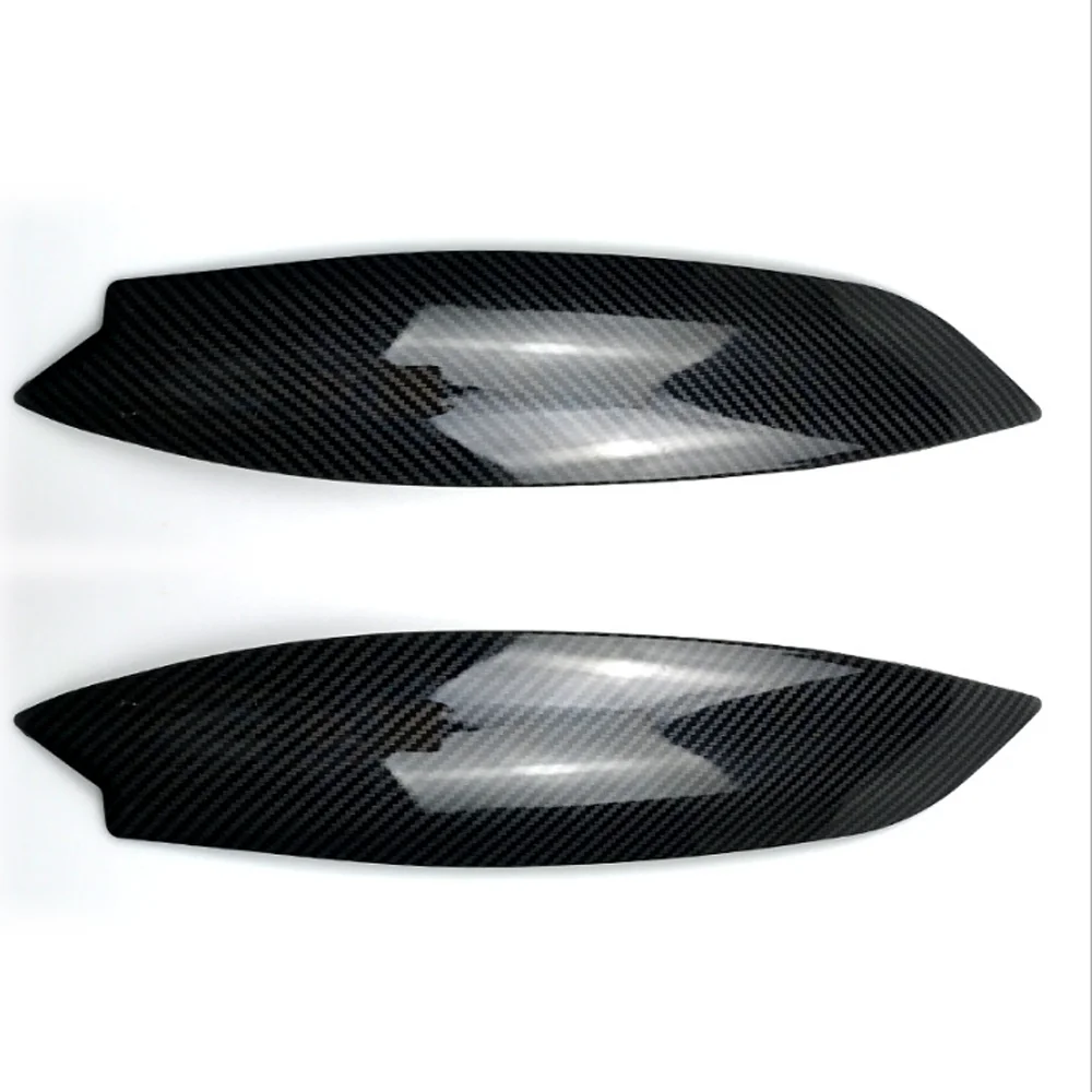 Faros delanteros negros brillantes, luz frontal de cejas modificada, tira embellecedora de cejas para VW Golf 5 GTI 2005 2006 2007