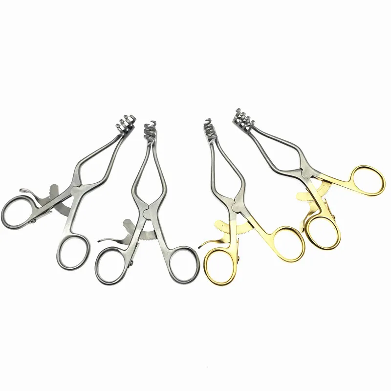 Retractor Weitlaner Retractor autoretenido de acero inoxidable 14c/16cm 3*4 garras 2 garras instrumentos Retractores quirúrgicos