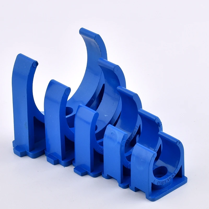 Abrazadera de tubo de PVC de 5-18 Uds., 20/25/32/40/50mm, conectores de agua para jardín, accesorios de riego, correa de abrazadera de Clip de tubería de agua fija tipo U