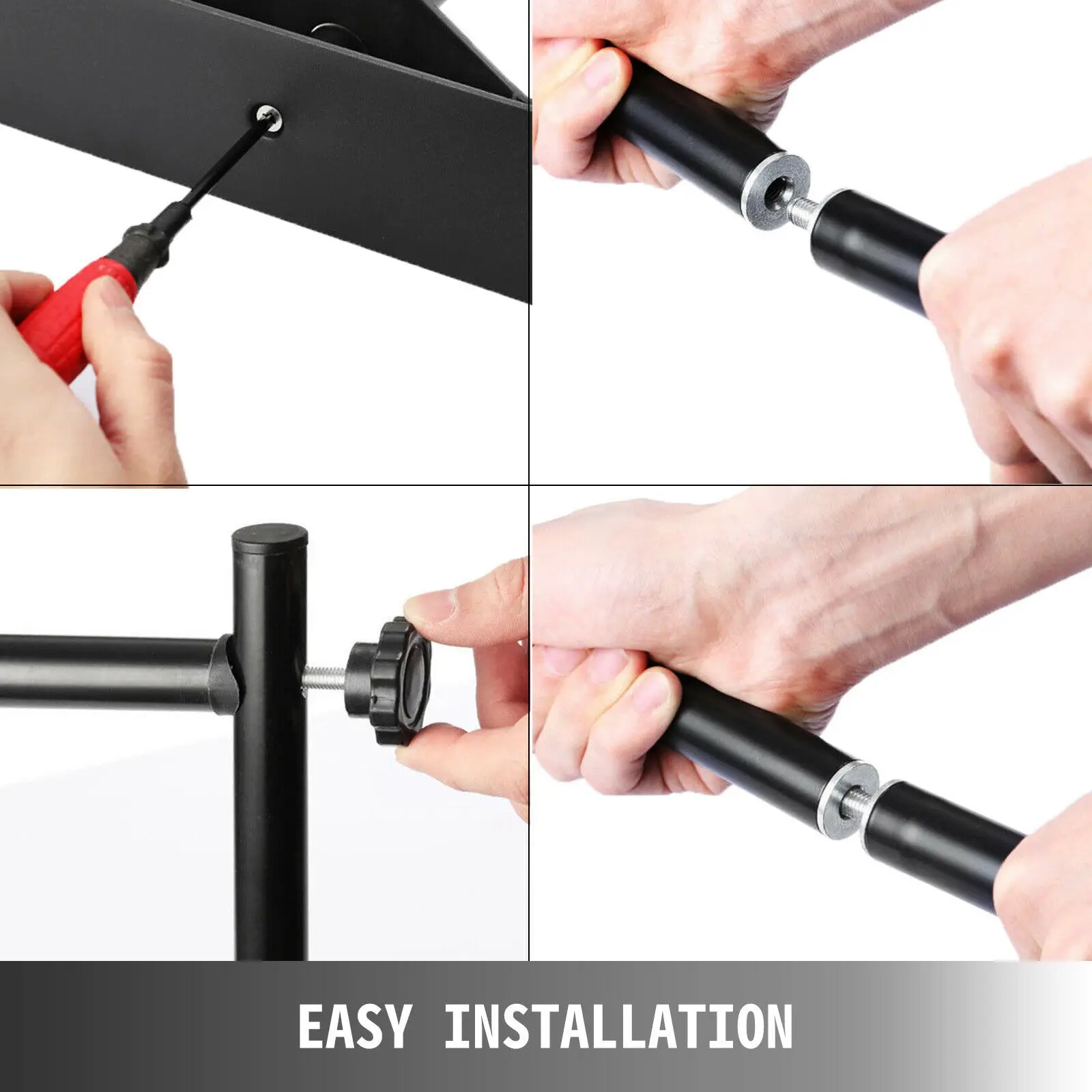 SucceBuy-soporte de fondo telescópico ajustable, soporte de pancarta para sesión fotográfica, vídeo, boda, evento, fiesta, 3x2,4 M