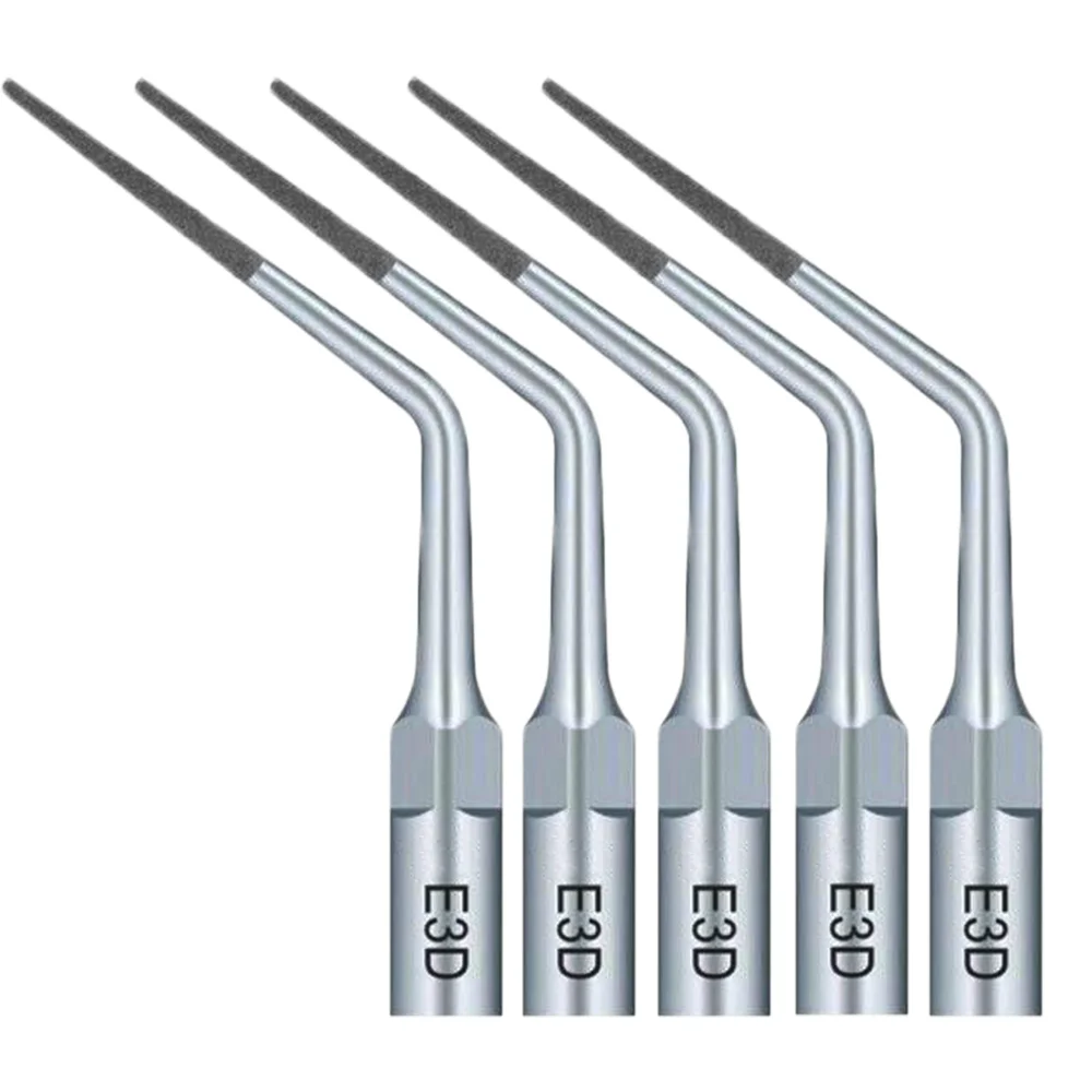 Puntas de escalador ultrasónico Dental E3D E4D Endodoncia Endo apto para pájaro carpintero EMS Satelec pieza de mano herramienta de odontología dientes Whiteni 5 uds