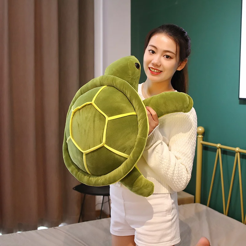 Juguete de peluche de tortuga Kawaii, muñecos de animales Kawaii, almohada de tortuga marina, regalos de cumpleaños para niños y niñas, recién llegado