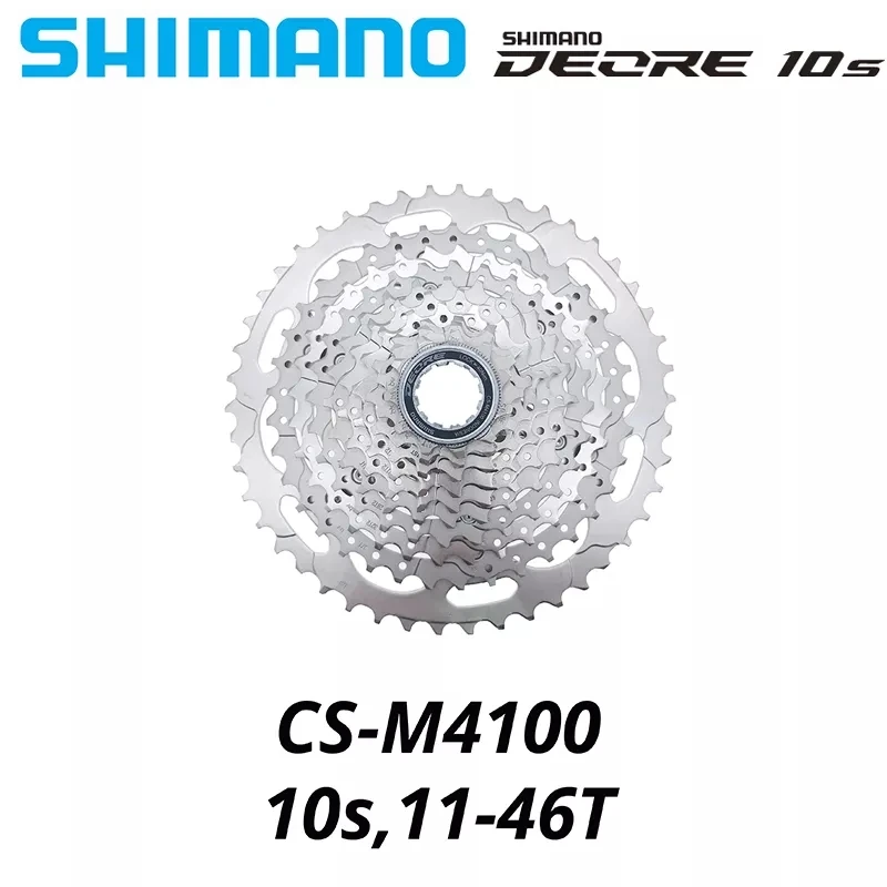 Shimano Deore-Cassette para bicicleta de montaña, 10 velocidades, M6000, M4100, HG50, CS-M4100, 10S, 10V, SLX XT, rueda libre HG500 para bicicleta de carretera
