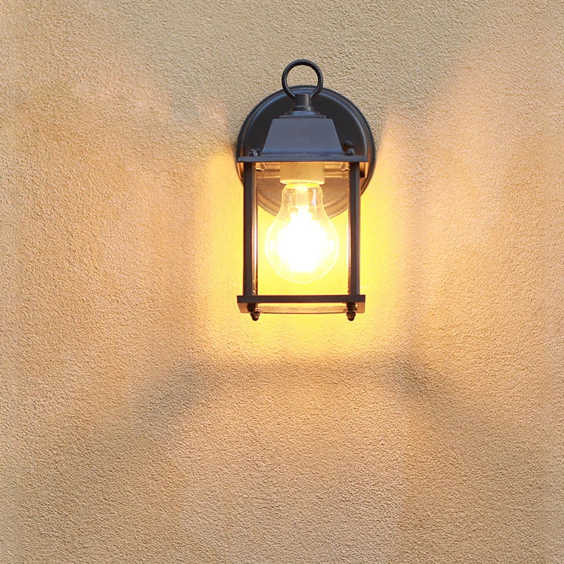Lámpara de pared Led Retro de estilo europeo, iluminación impermeable para exteriores, Villa, hogar, decoración, luz de pared, patio, pasillo, porche
