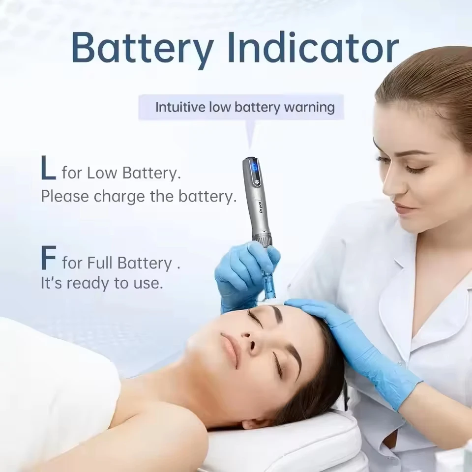 Dr.pen M8S Derma Pen con 22 agujas catridges para el crecimiento del cabello, pluma de terapia con microagujas, máquina de belleza para el cuidado de la piel