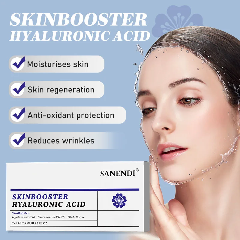 Sanendi NAD+ - Set de Cuidado Facial Coreano con Suero de ADN de Salmón, Péptidos de Cobre, Esencia de Ácido Hialurónico, Hidratante y Revitalizante para la Piel