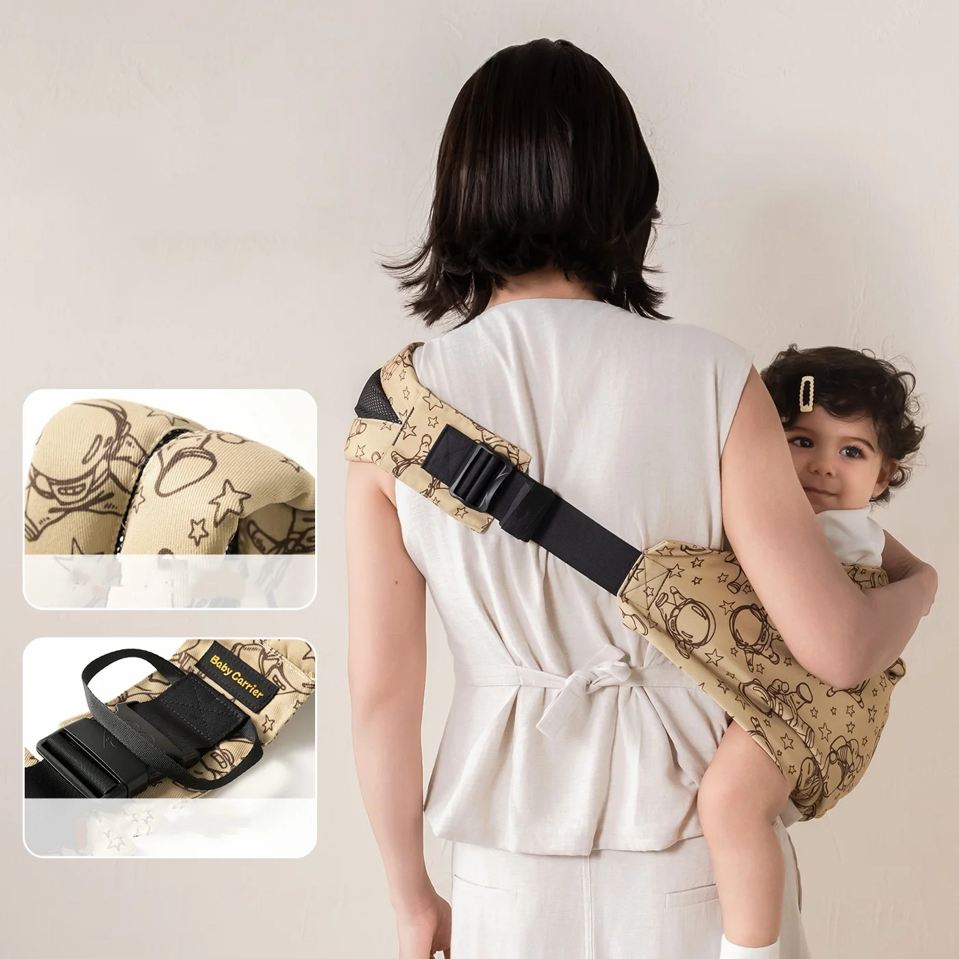 Portabebés Portátil, Mochila Portabebés, Bolso de Hombro para Bebés, Mochilas para Recién Nacidos, Bolsos para Bebés