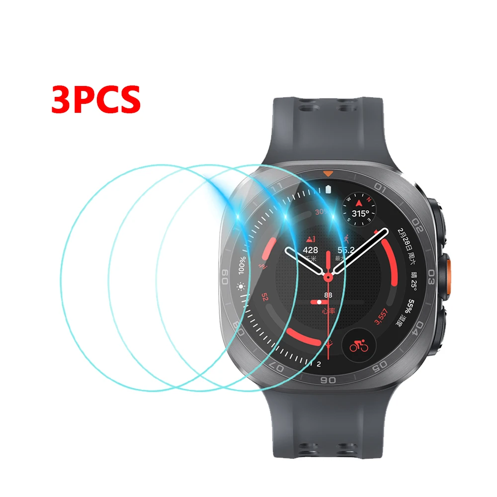Protector de Pantalla de Vidrio Templado para Samsung Galaxy Watch9 Ultra2 47mm, Anti-Rayones, para Galaxy Watch 9 8 40/44mm, Accesorios