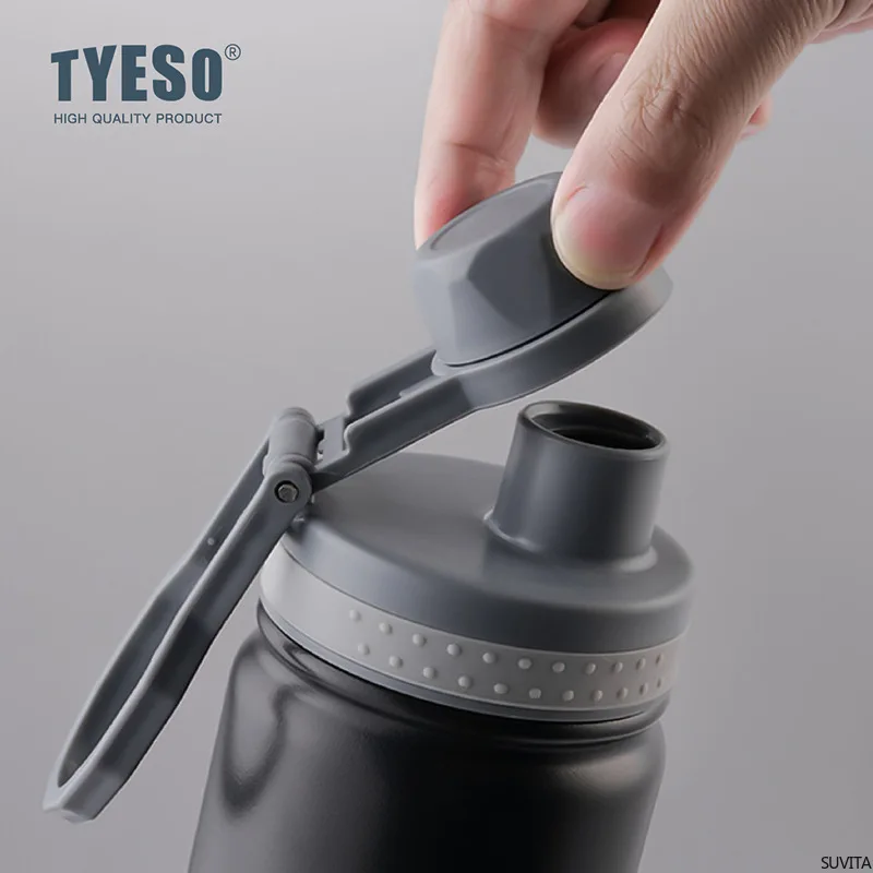 TYESO 530/750ML frascos de vacío termo de acero inoxidable botella de agua vaso para beber mantener la taza de café térmica fría y caliente