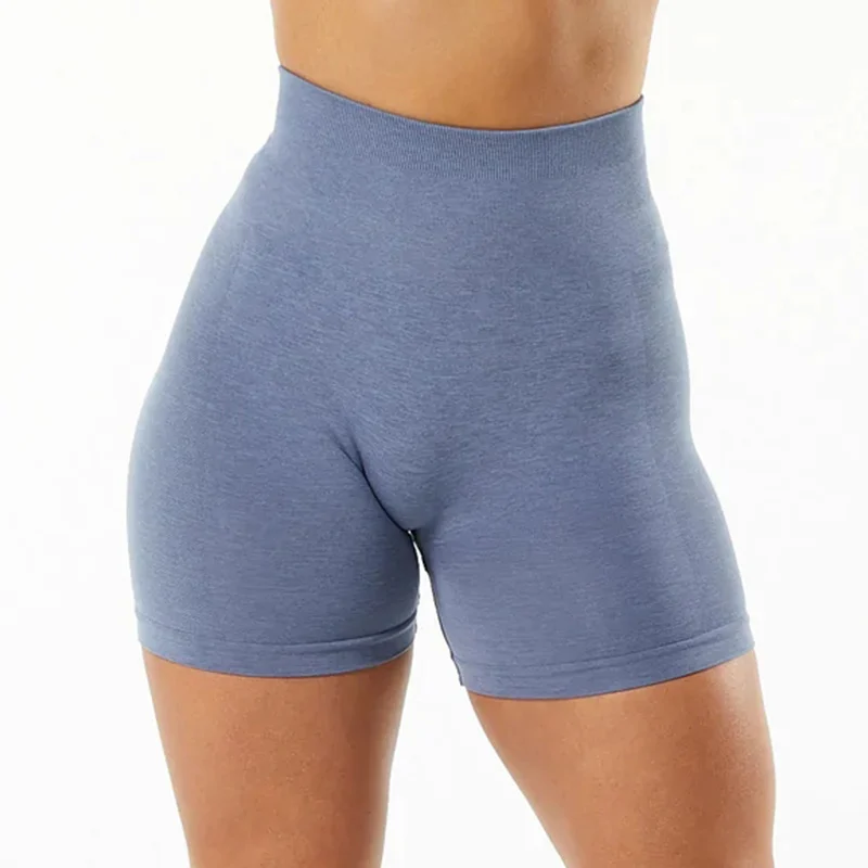 Pantalones cortos deportivos de cintura alta para mujer, pantalones cortos de entrenamiento sin costuras, pantalones cortos deportivos para Fitness, pantalones cortos deportivos para mujer, ropa de gimnasio 2022