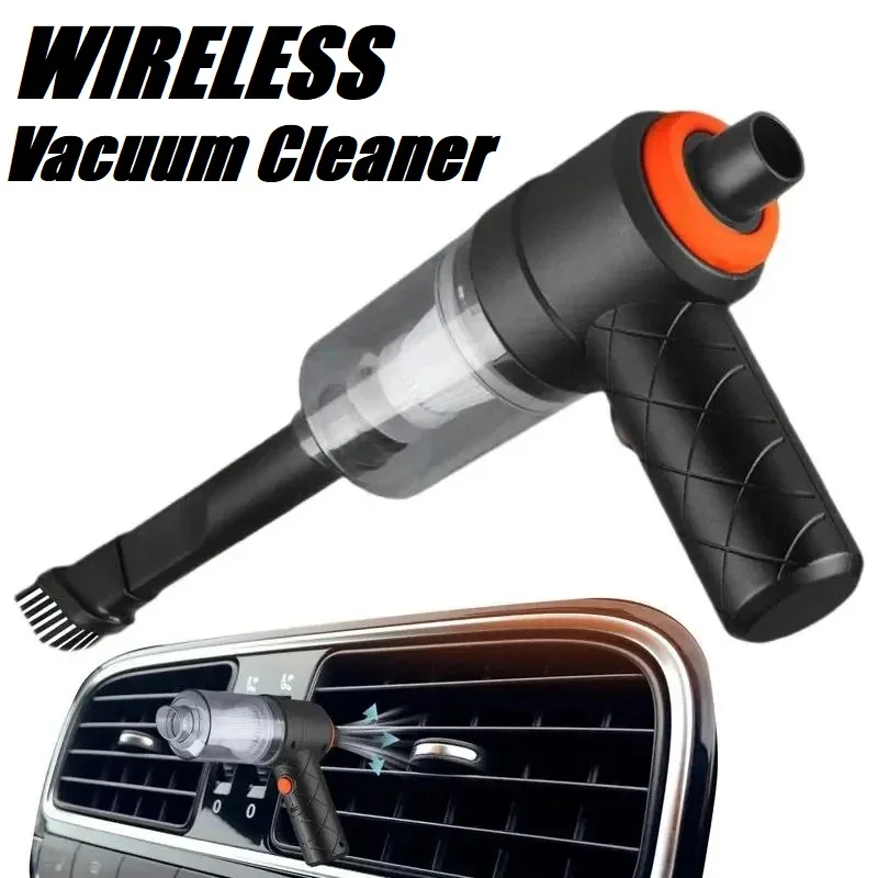 Aspiradora portátil inalámbrica para coche, máquina de limpieza potente para teclado, 6000PA