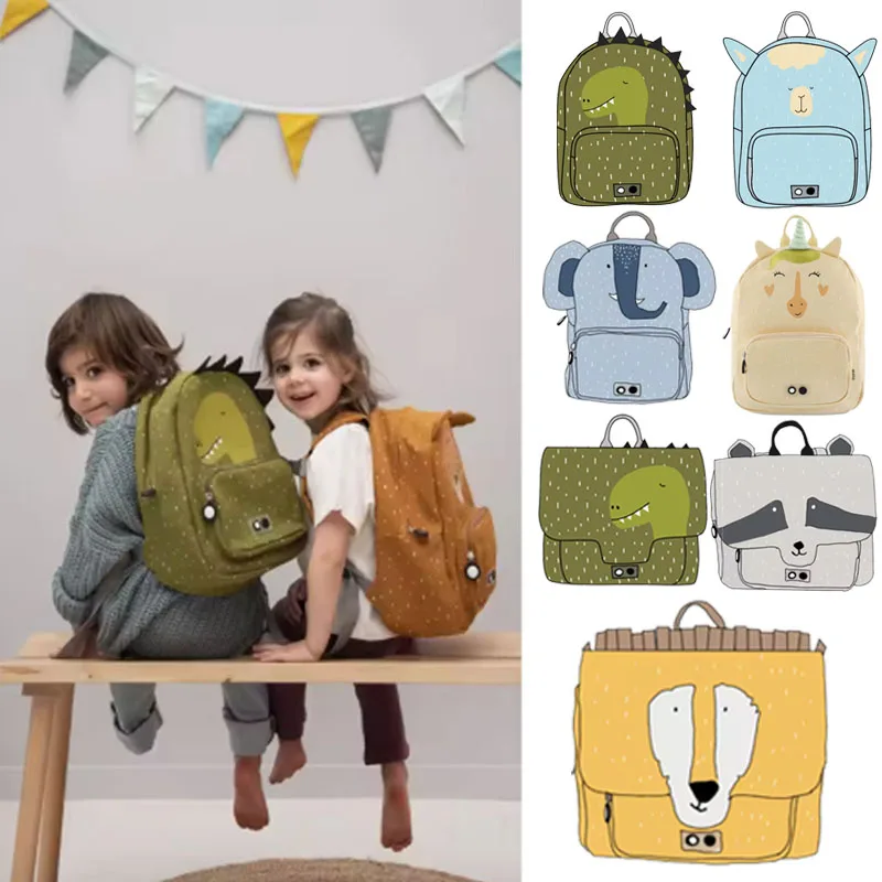 2025 nuevo modelo de mochila para niños con viñetas de animales, bolso escolar ligero de diseño bonito, mochila para niños y niñas, mochila para niños de guardería