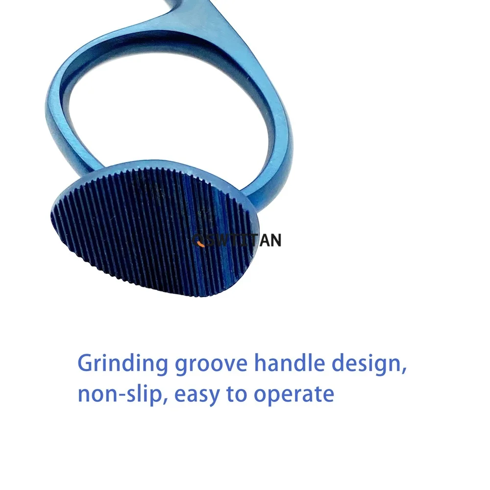 Tijeras separadoras de punta de cuchara de Trepsat recto de 19cm para instrumentos quirúrgicos de precisión de cirugía plástica