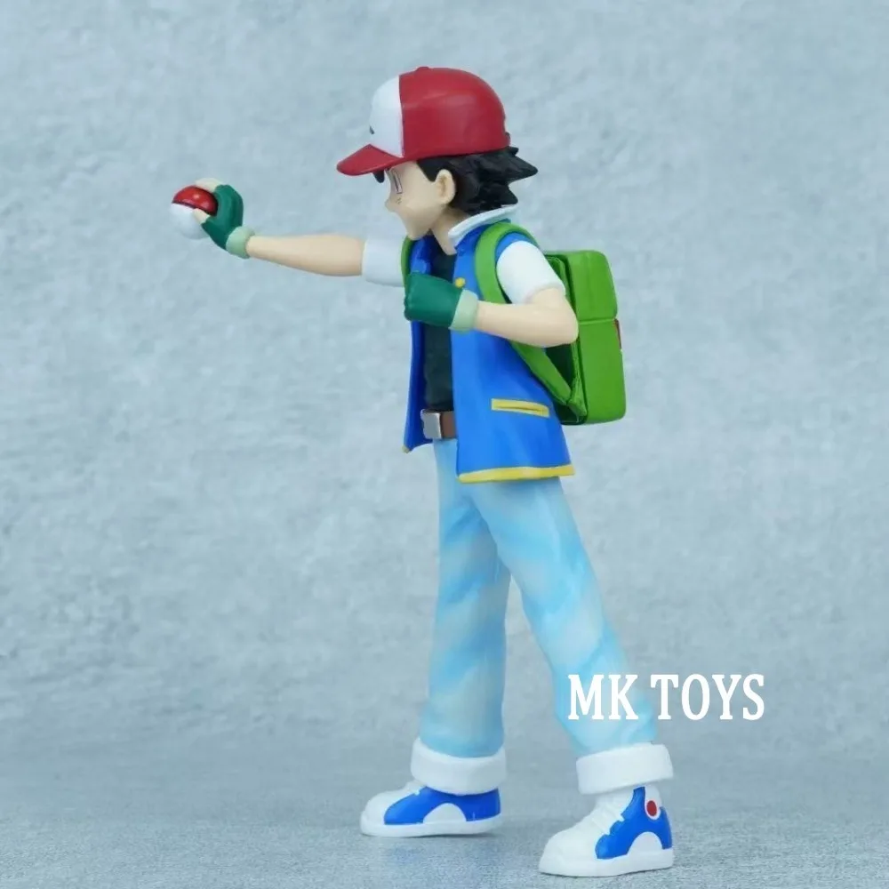 Figuras de Anime Pokémon, Ash Ketchum, Misty, Brock, Figuras de Acción de PVC, Estatua, Adorno de Escritorio, Colección de Modelos, Juguetes, Regalos, 13-15 cm