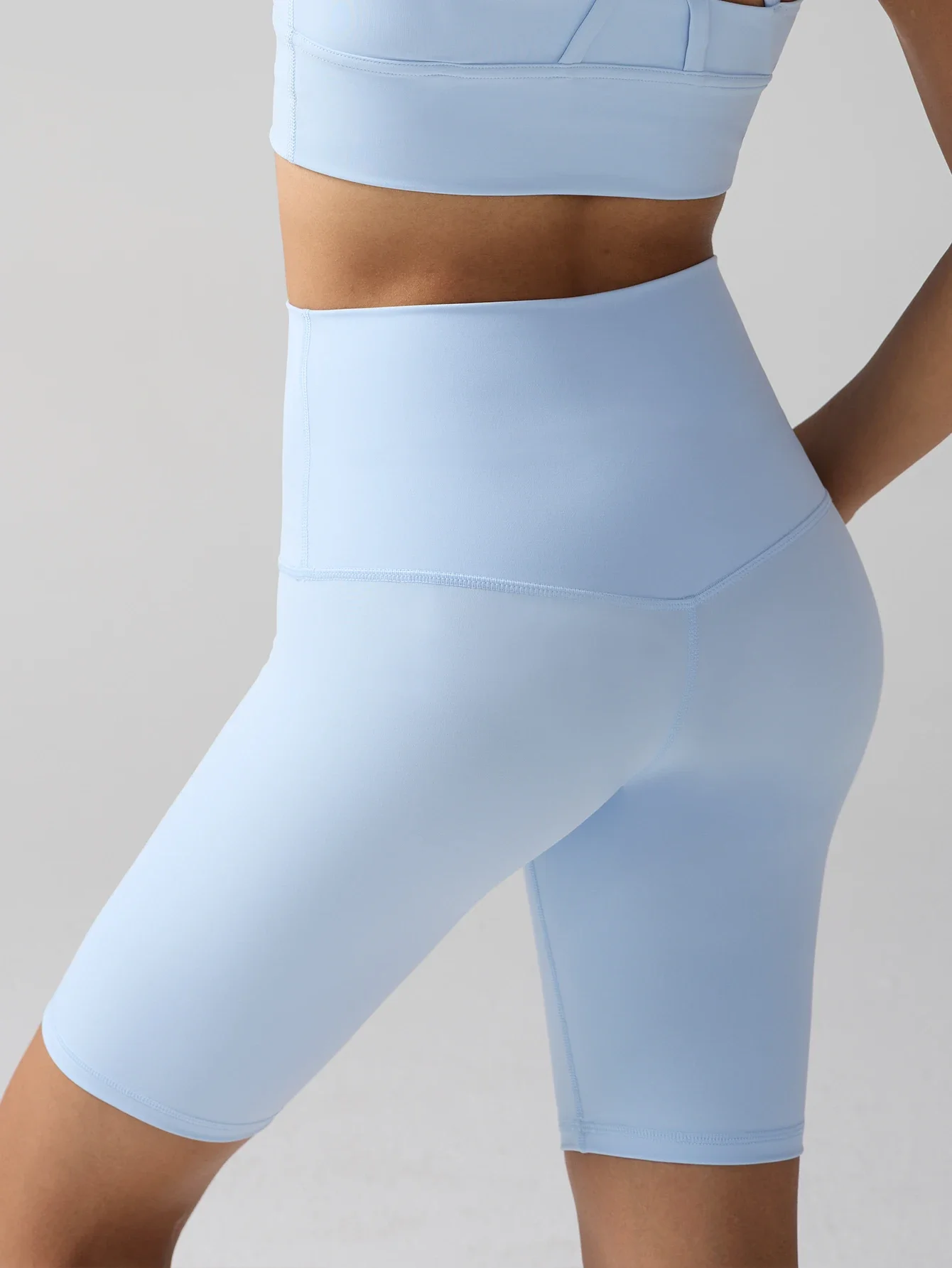 Shorts de Yoga de Cintura Alta para Mujer, Alta Elasticidad, Sin Líneas Incómodas, Levanta Glúteos, para Correr, Ciclismo, Fitness y Deportes al Aire Libre