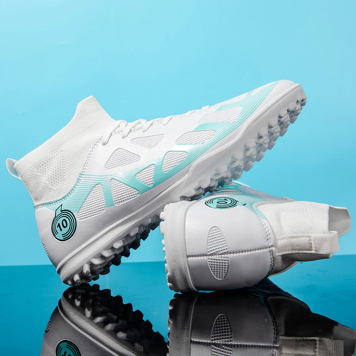 Zapatos de fútbol deportivos profesionales TF, zapatos de entrenamiento duraderos resistentes al desgaste para adolescentes con uñas rotas, zapatos de fútbol de alta calidad para adultos