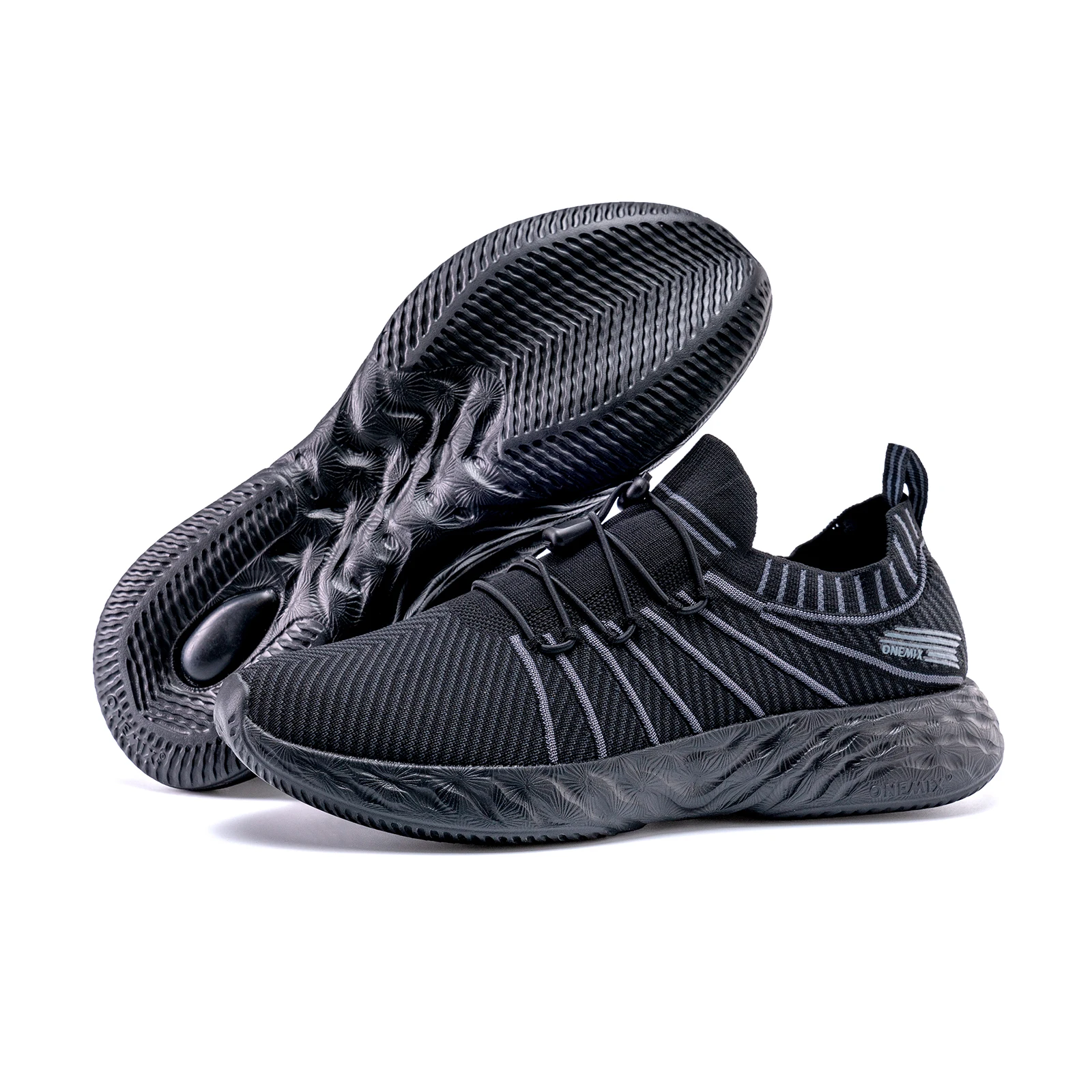 ONEMIX 2026, Nuevas Zapatillas Deportivas Negras para Hombre, Impermeables, Transpirables, para Entrenamiento, Antideslizantes, para Senderismo y Deportes al Aire Libre