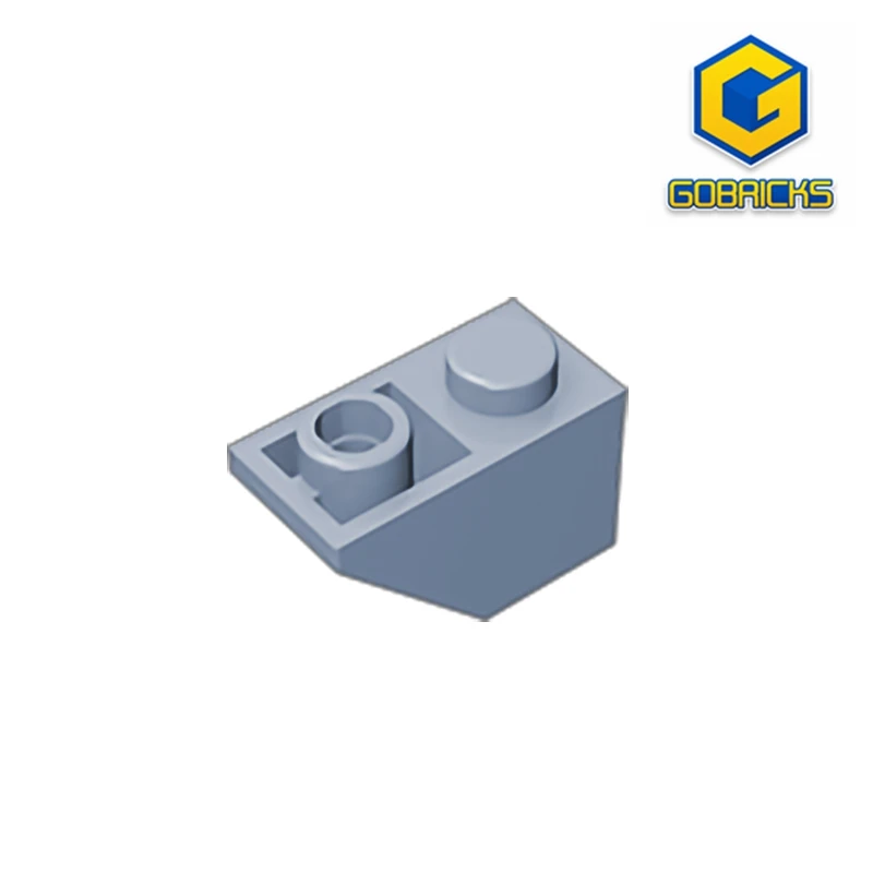 Gobricks GDS-597 pendiente, invertido 45 2x1 compatible con lego 3665 piezas de bloques de construcción educativos DIY para niños técnicos