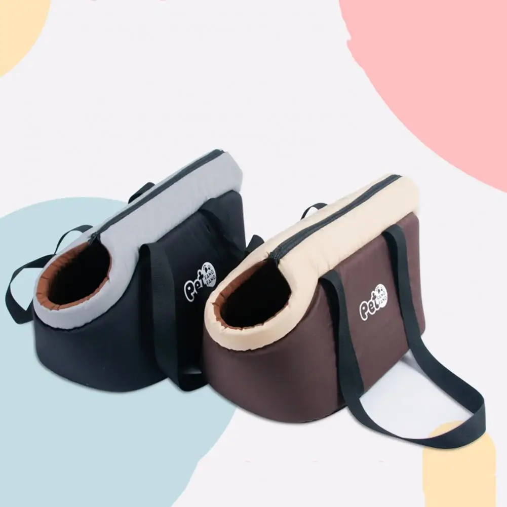 Bolsa para mascotas, almohadilla Interior de tela ajustable de lado suave, bolsa de transporte para mascotas, transportador de gatos, bolso de viaje transpirable para mascotas