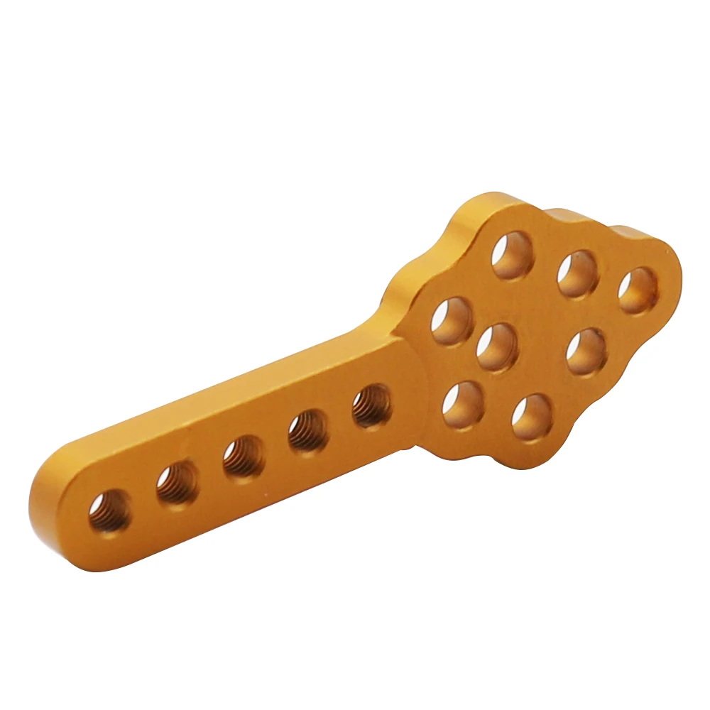 Soporte de amortiguador de Metal de aluminio, soporte de ángulo de altura ajustable para 1/10 RC Crawler Axial SCX10 90046 90047 D90 D110, pieza de actualización
