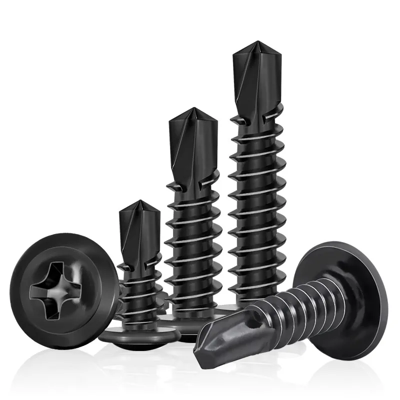 Tornillos autorroscantes de cabeza Phillips avellanada de acero inoxidable de alta resistencia para paneles de yeso, madera y muebles