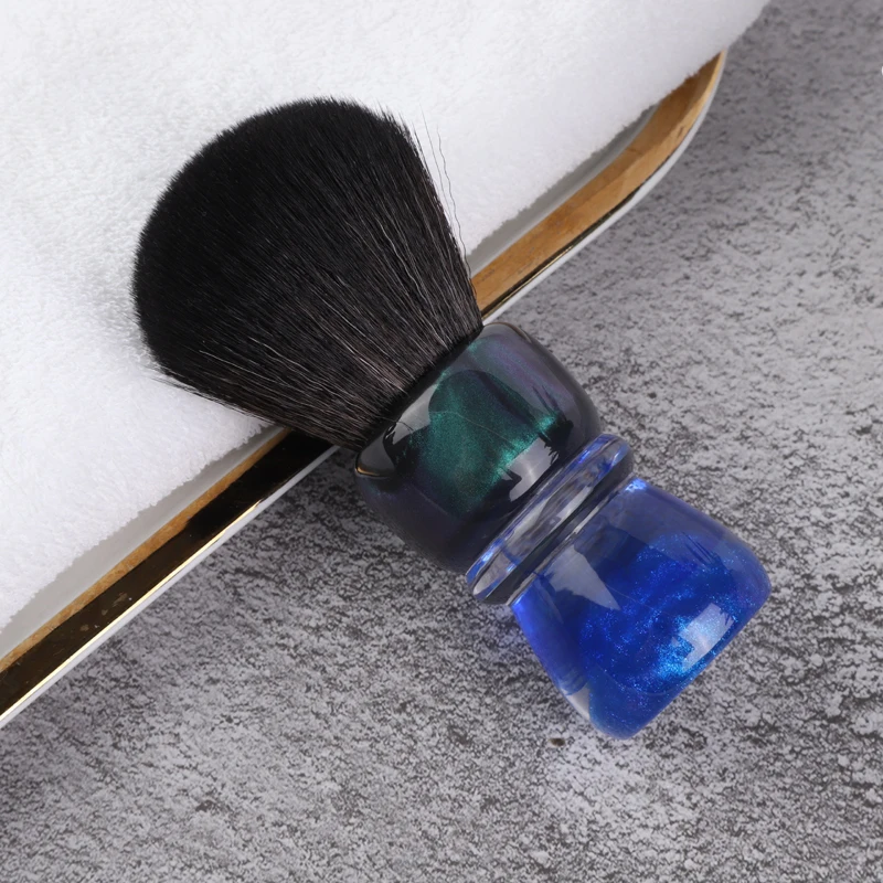 YAQI OCEAN brocha de afeitar para hombre, pelo sintético, mango de resina, 28mm