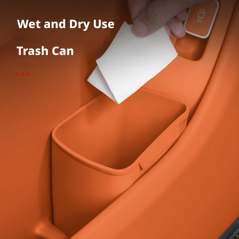 SEAMETAL - Portavasos para Puerta de Coche, Contenedor de Almacenamiento, Cubo de Basura, Silicona Impermeable, Organizador Universal para Puerta de Coche, Soporte para Bebidas