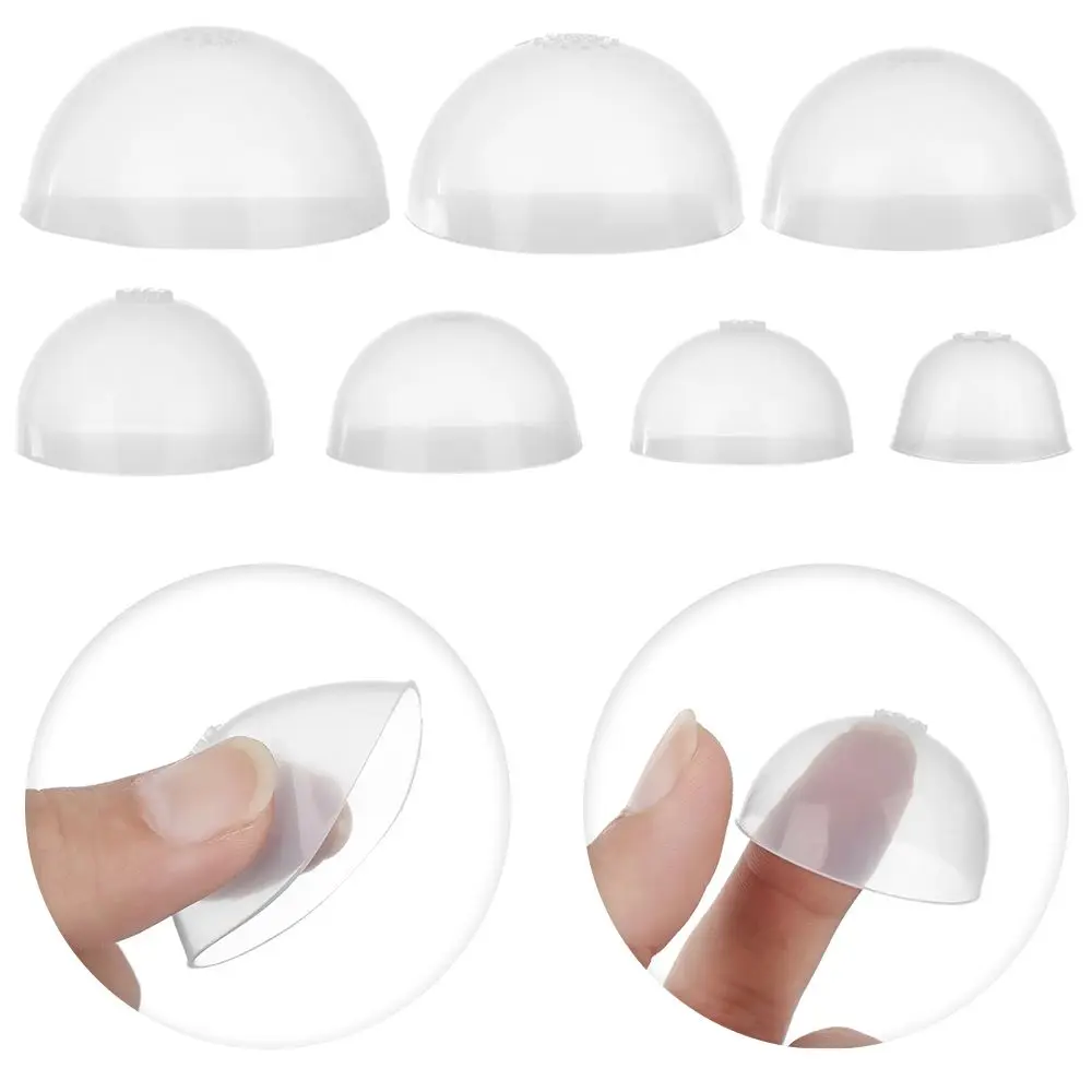 Peluca fija específica para muñeca, accesorio de cabeza de silicona antideslizante para pelo de Gel de sílice, 7 tamaños, 1/3, 1/4, 1/6, 1/8, 1/12
