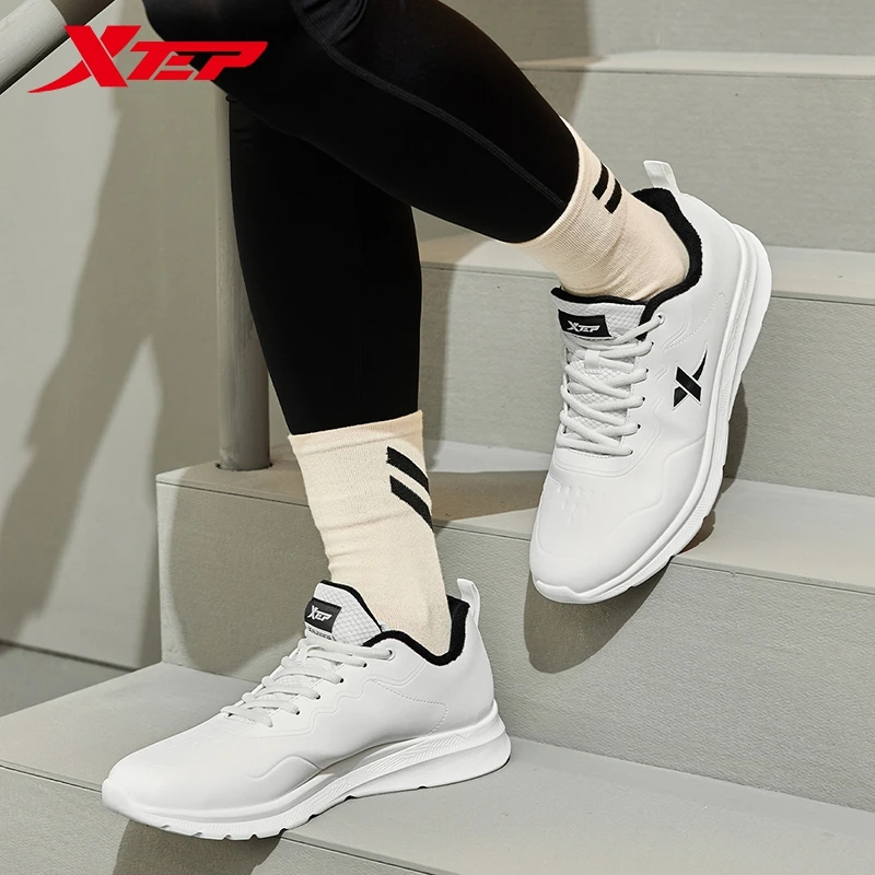 Xtep 9839 dos zapatos de algodón versión para hombres zapatos deportivos suaves de invierno zapatillas cómodas de estabilidad 876419370045