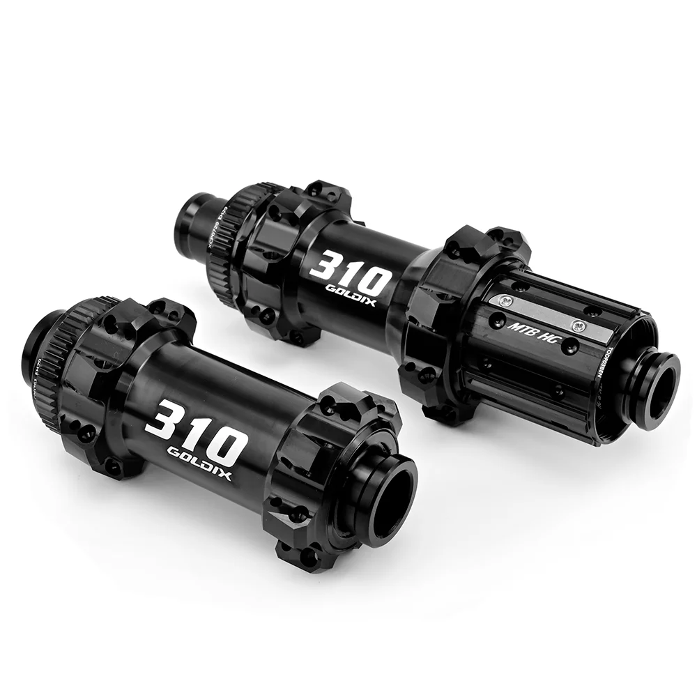 GOLDIX GDX310-trinquete de freno de disco para bicicleta de montaña, 28H, Naben, bloqueo central, 36T, delantero, 110x15, trasero, 148x12mm, ultraligero
