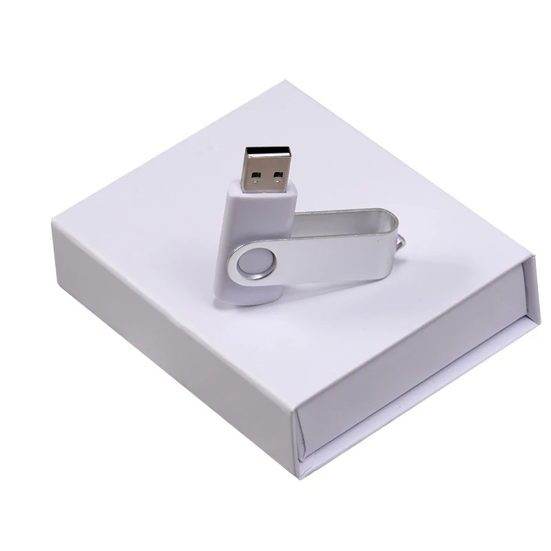 Caja de regalo personalizada con logotipo para unidad de bolígrafo gratis, unidades Flash USB de capacidad Real, memoria negra con impresión en Color, disco U de 64GB/32GB
