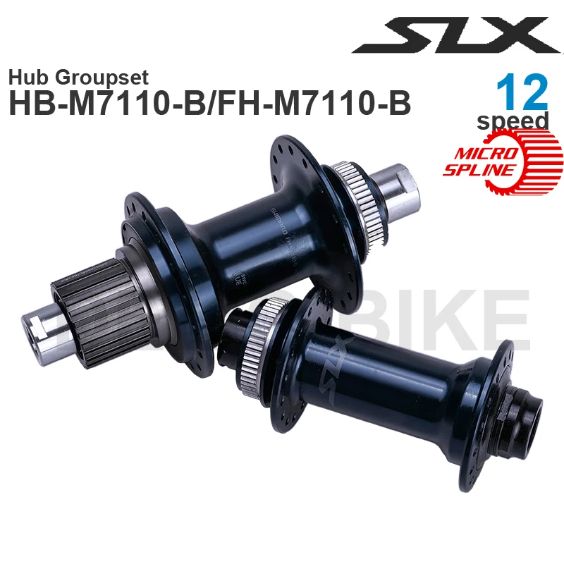 SHIMANO-buje delantero SLX HB-MT410-B, HB-M7110, HB-M7110-B, FH-MT410-B, FH-M7110, MICRO SPLINE, FREEHUB trasero, 14812 velocidades