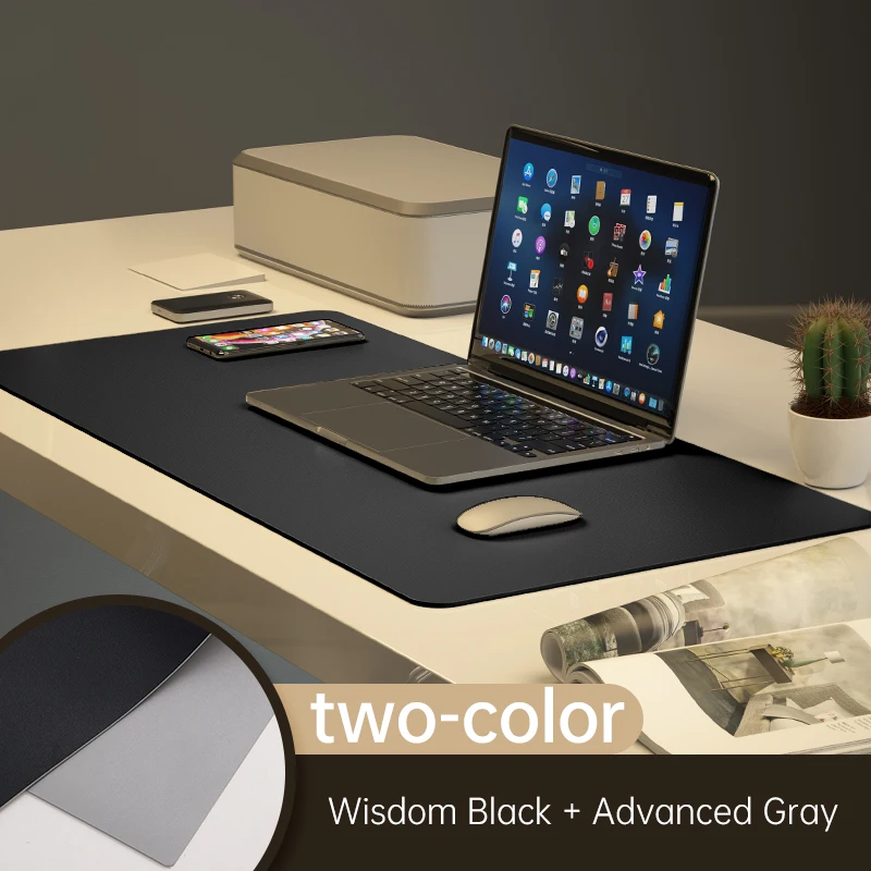 Alfombrilla de ratón grande para el hogar y la Oficina, alfombrilla de escritorio de PU impermeable para Gamer, alfombrilla para ratón de ordenador, teclado, cubierta de mesa, alfombrilla para ratón para juegos