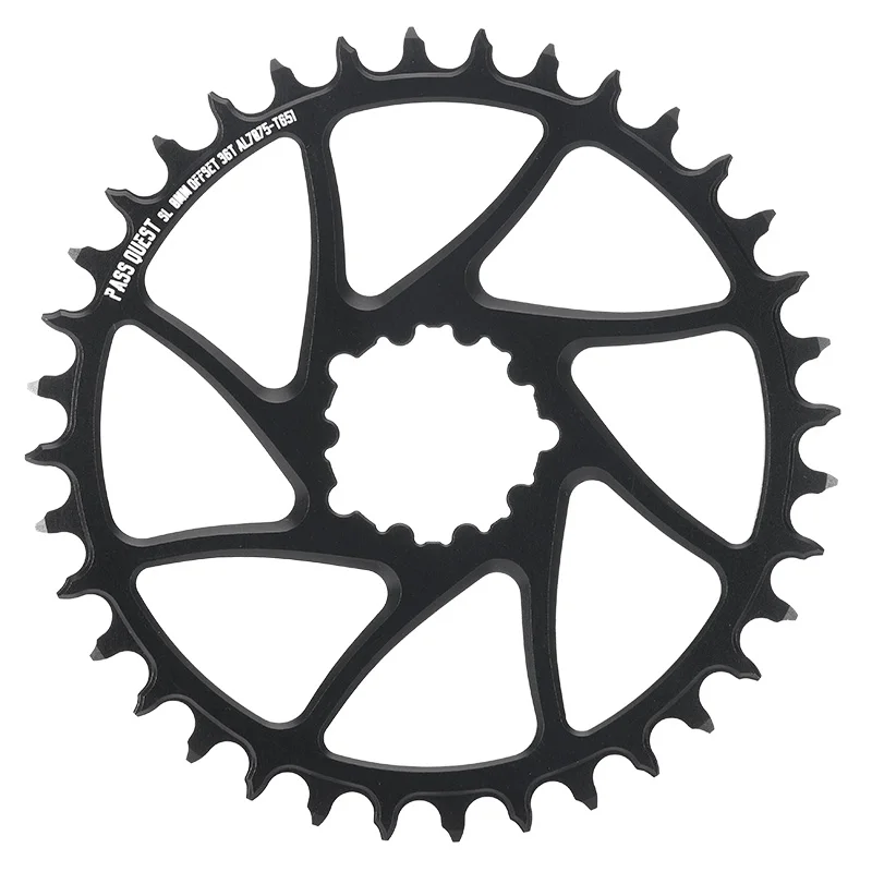 Platos y bielas redondos ovalados de 0mm para SRAM Gx xx1 Eagle GXP PASS QUEST, plato redondo de montaña estrecho ancho 28T 30T 32T 34T 36T 38T