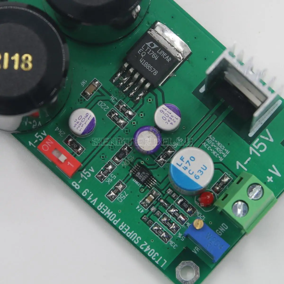 Placa de fuente de alimentación lineal de ruido Ultra bajo, interfaz Digital, HIFI, LT3042, Raspberry Pi, Amanero, XMOS