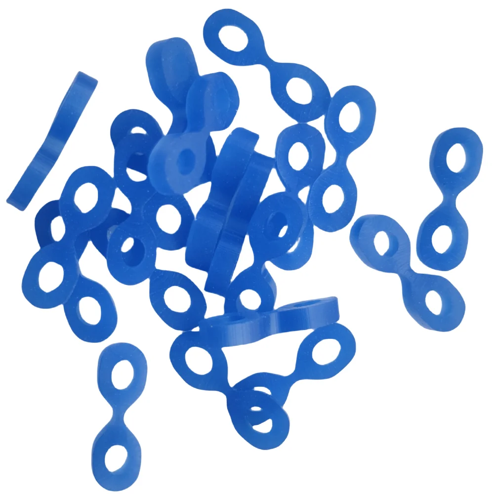 JUMTOP 40 Uds. Matrices de cuña Dental separador de dientes cuñas de fijación de goma elástica juntas de Matrices contorneadas seccionales