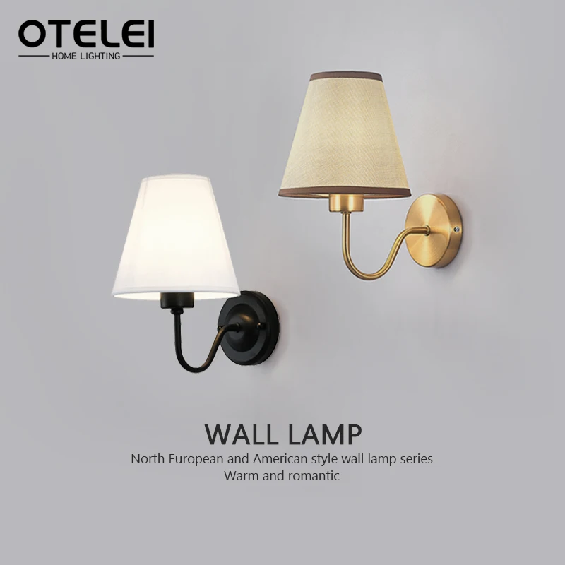 Lámpara de pared Retro E27, creativa y minimalista, decoración de interiores, dormitorio, Hotel, cabecera, estudio, accesorios de iluminación para el hogar