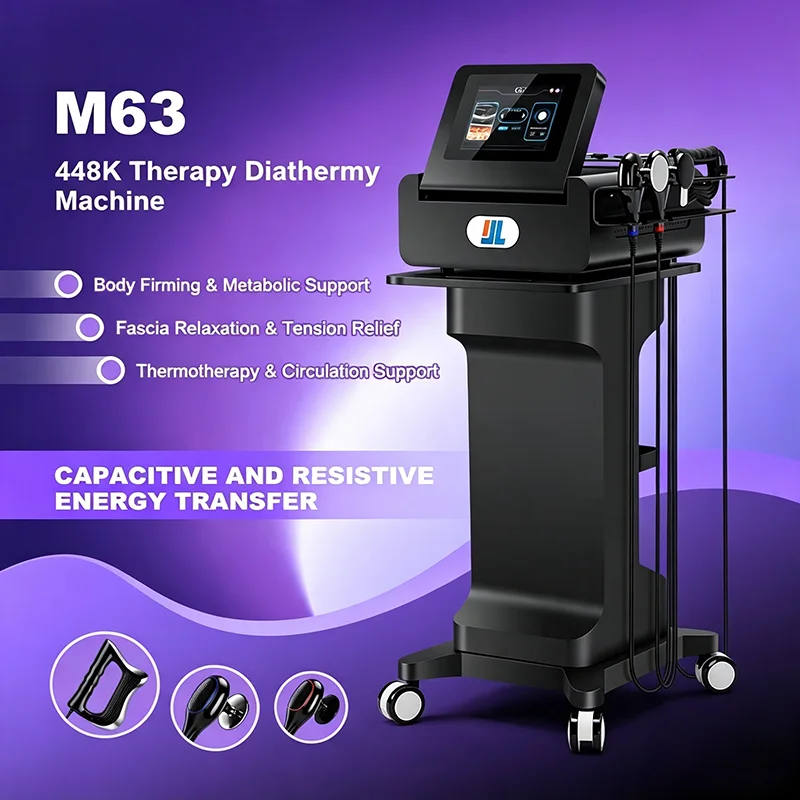 Máquina de diatermia terapéutica M63 448K INDIBA Deep Care Tecar Beauty RF CET RET para alivio del dolor y fisioterapia de cuerpo completo