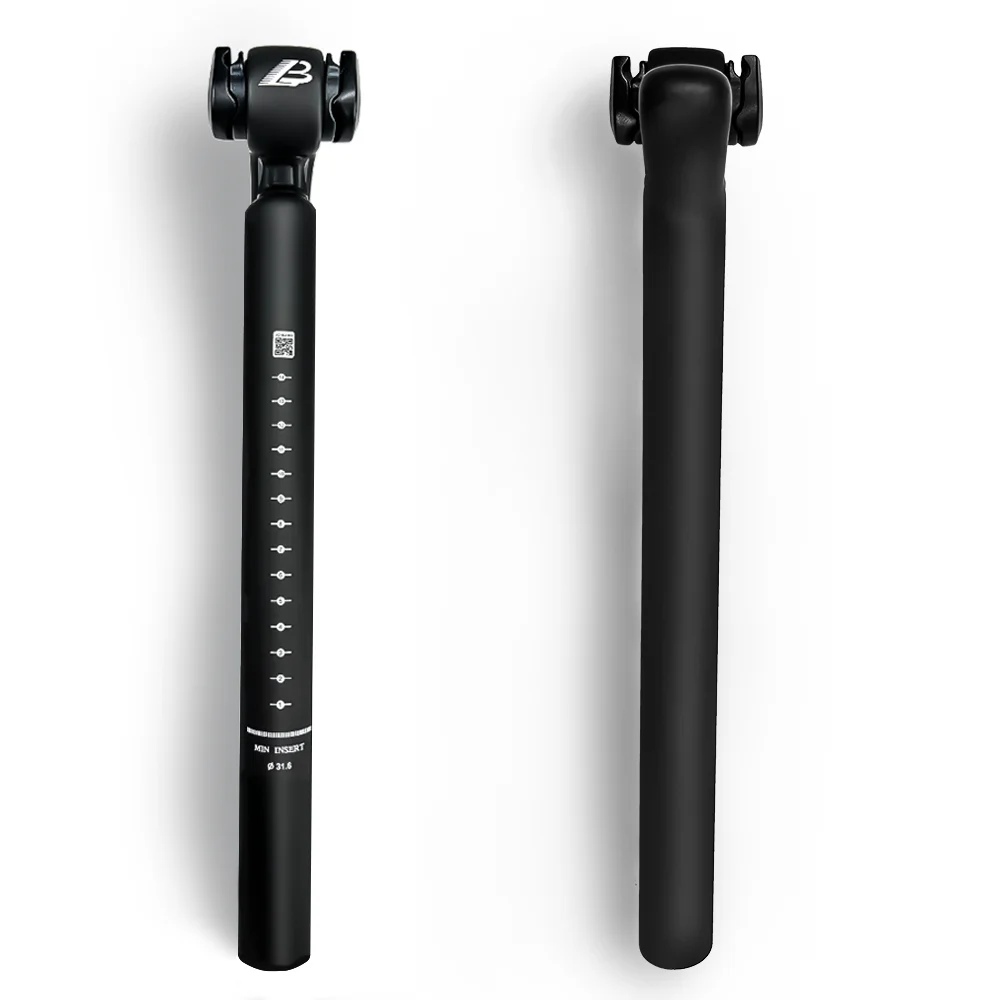Barra de asiento BALUGOE para bicicleta de montaña, varilla de asiento de fibra de carbono, ultraligera, fuerte, 25 MM, accesorios para ciclismo, novedad de 2025