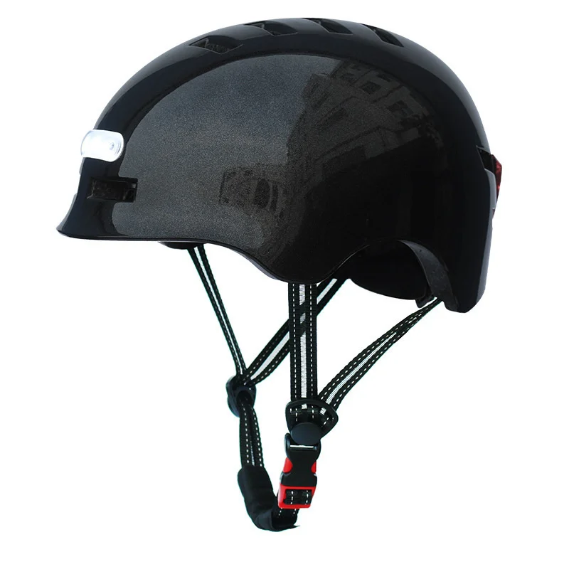 Casco inteligente para montar en bicicleta con luz trasera, casco Universal para adultos, bicicleta eléctrica, Scooter de carretera, ciudad, deportes, hombres y mujeres