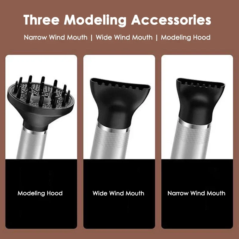 Secador de pelo profesional, secador de pelo iónico negativo infrarrojo, herramienta de estilismo de salón de viento frío y caliente, soplador de pelo, secador de pelo eléctrico
