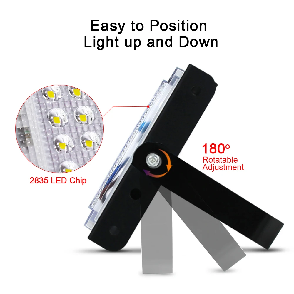 50W 100W 150W llevó la luz de inundación IP65 impermeable AC 220V reflector al aire libre reflector LED lámpara de calle luces de inundación de pared
