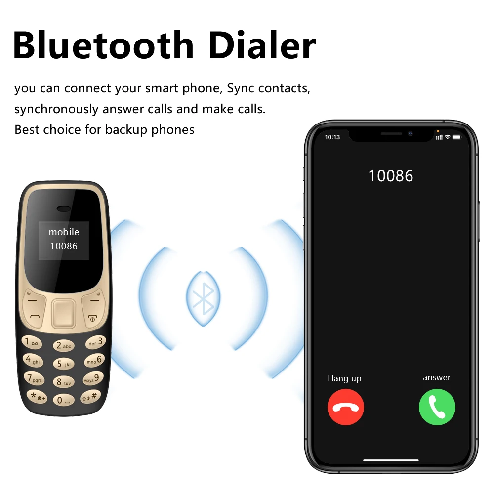 SERVO pequeño teléfono móvil Bluetooth marcador Magic voice baja radiación grabación de llamadas telefónicas 2/3 SIM GSM desbloqueado Mini teléfono móvil