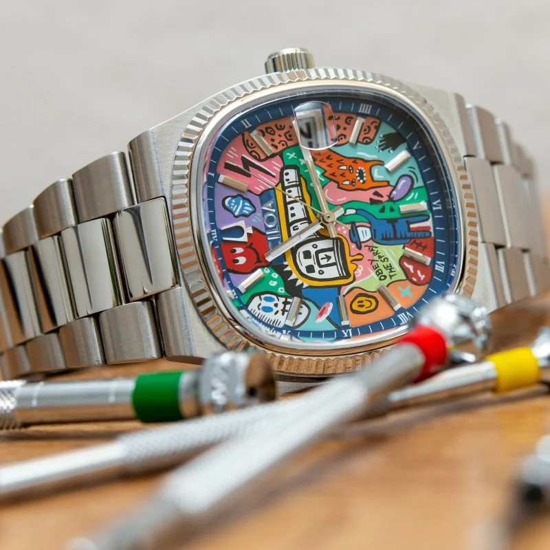 Reloj cuadrado retro para hombre, marca de lujo ligero, regalo genuino, nuevo 2026, correa de acero inoxidable, reloj de cuarzo impermeable