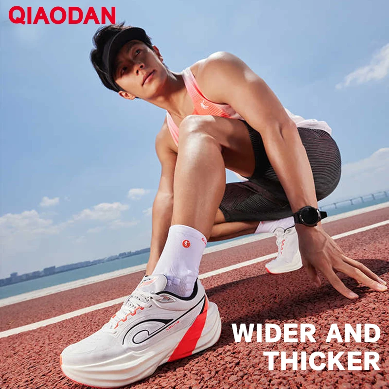 Zapatillas de Running QIAODAN TG1.0 para Hombre, Modelo 2026, para Maratón, con Amortiguación y Alto Rebote, para Entrenamiento de Distancia, QDB023253285
